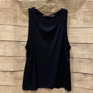 Feel the Piece Navy Blue Tank